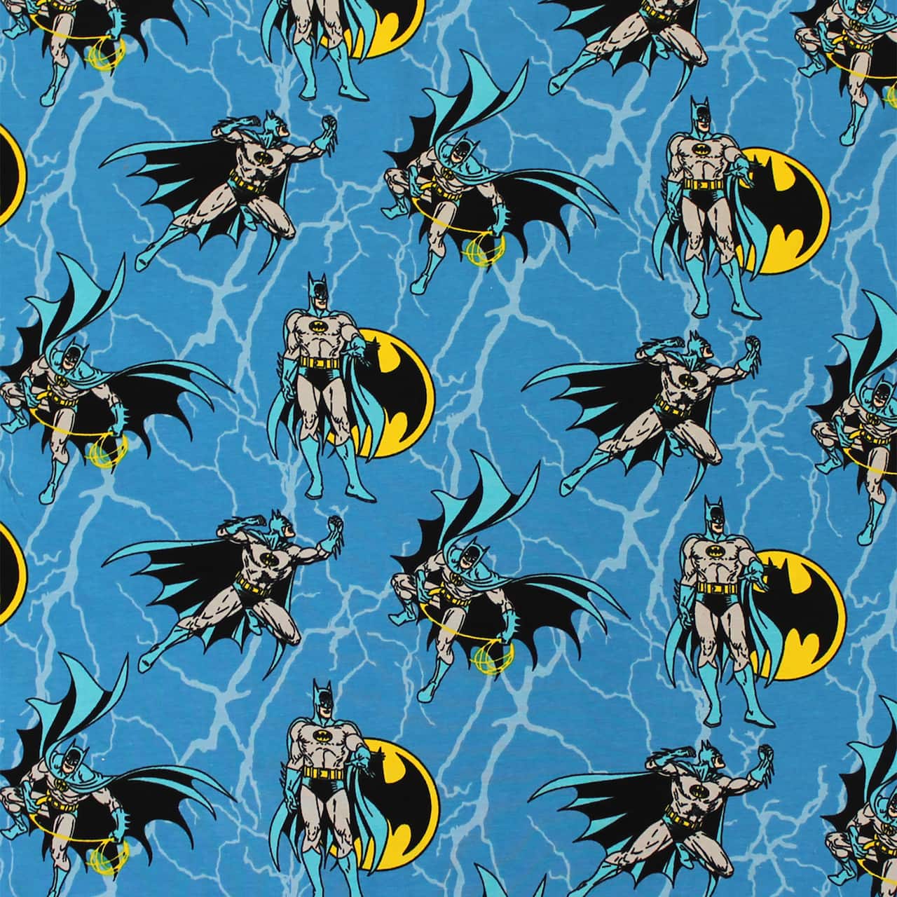 Camelot&#xAE; Fabrics Blue Batman&#x2122; with Rope Cotton Fabric